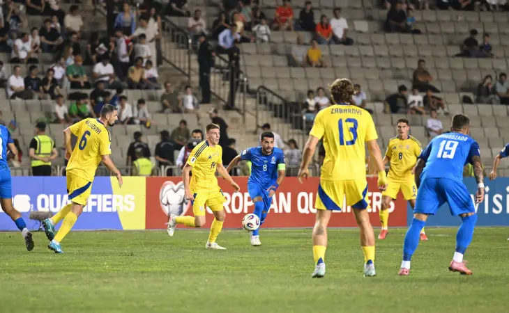 Ukrayna yığmasının Azərbaycan millisi ilə oyun üçün heyəti bəlli olub