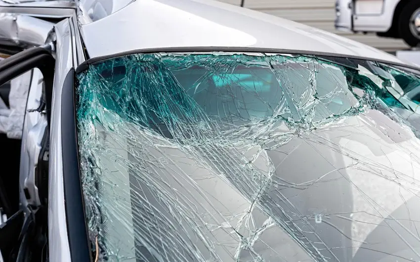 Bakıda iki avtomobil toqquşub, 1 ölü, 5 yaralı var