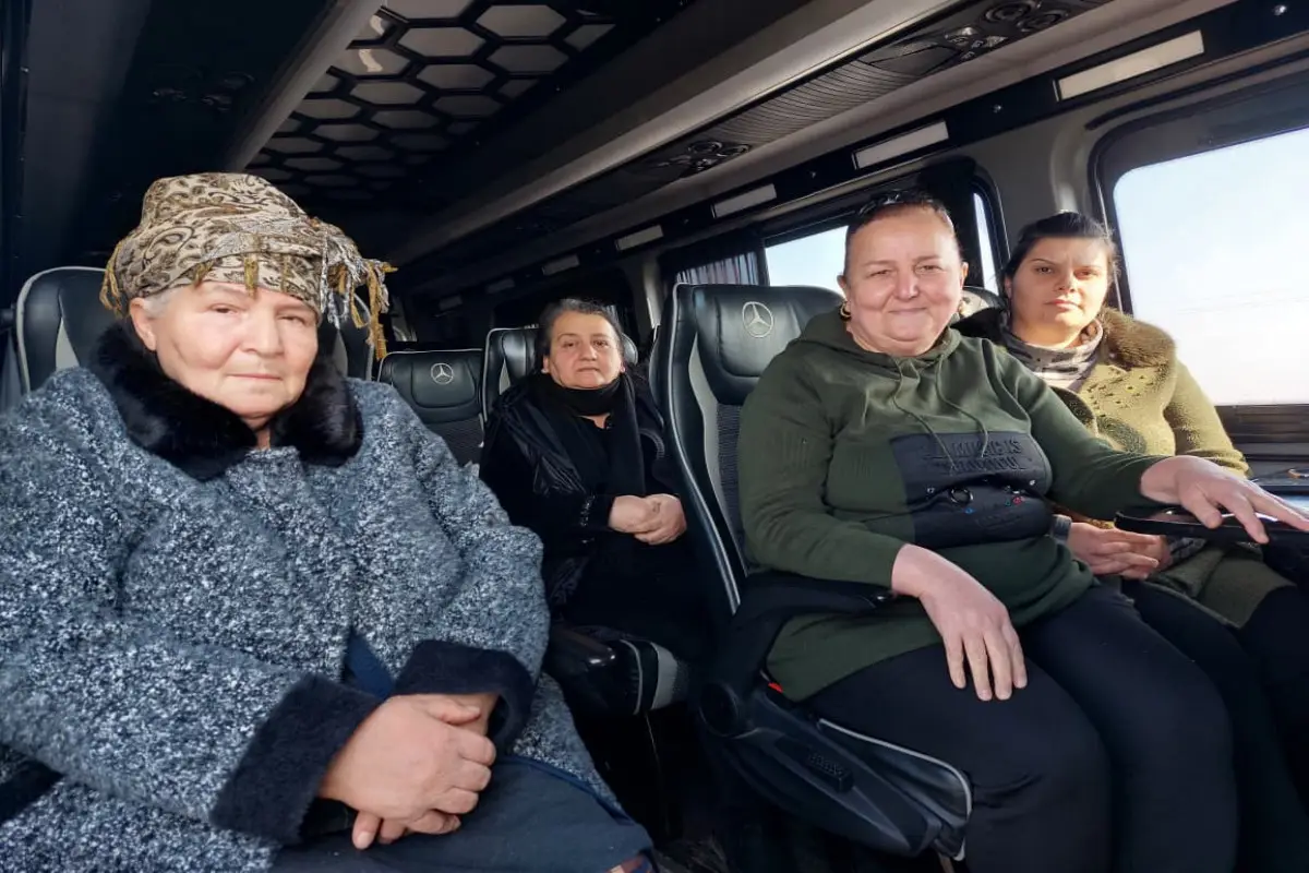 Xankəndi şəhərinin Kərkicahan qəsəbəsinə ilk köç karvanı yola salınıb - FOTO