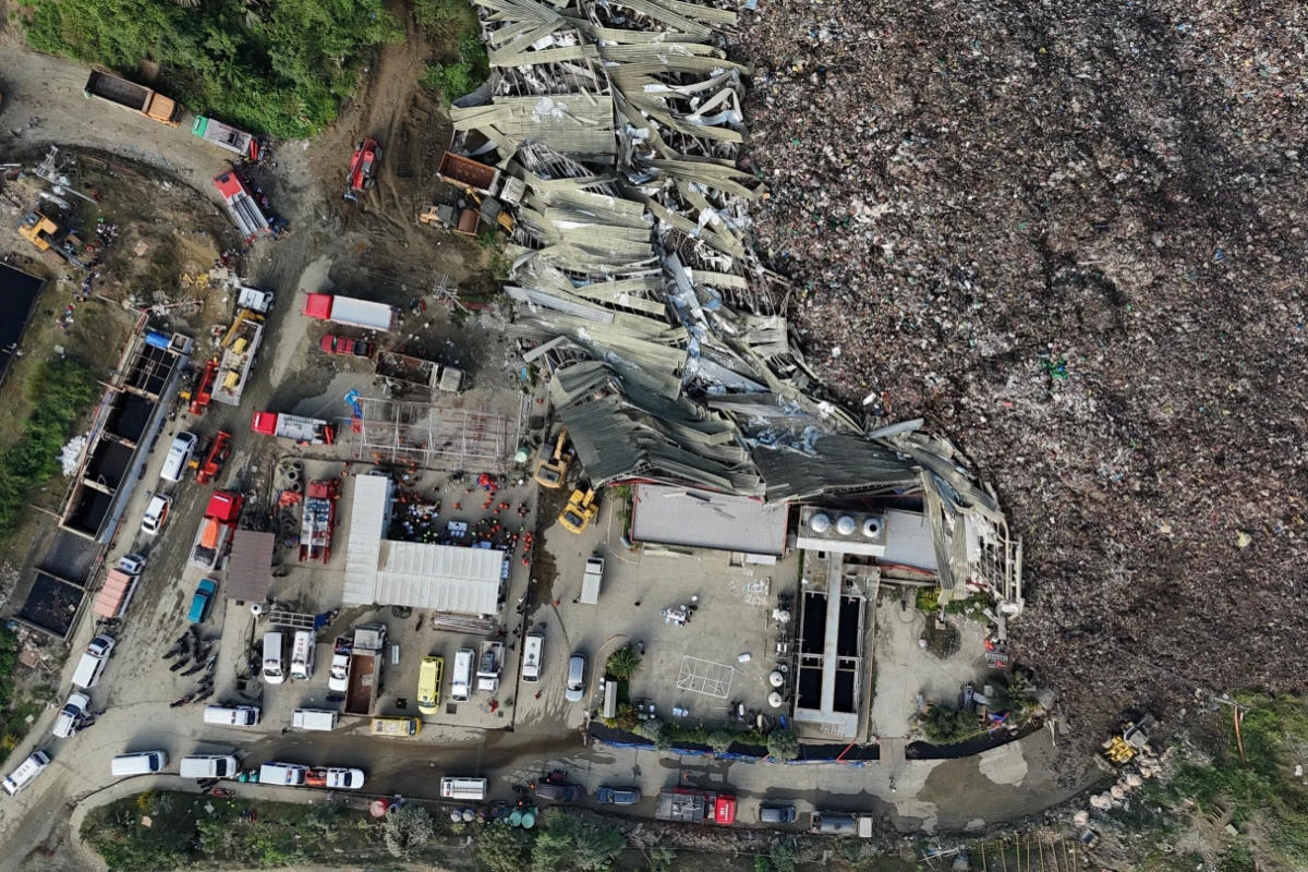 Filippində zibil poliqonunda uçqunda 1 nəfər ölüb, 38 nəfər itkin düşüb