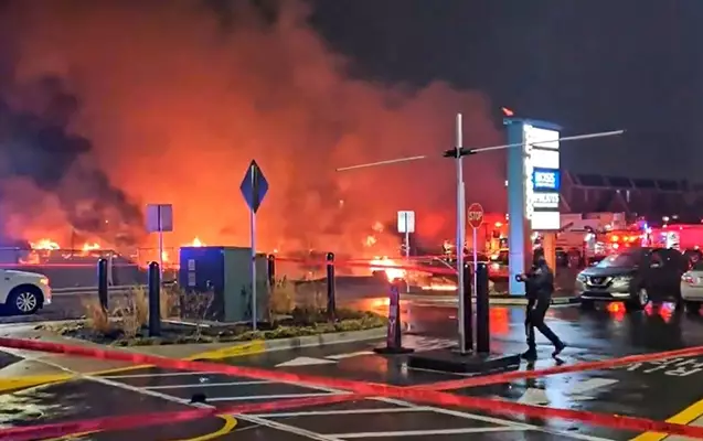 ABŞ-də təyyarə qəzası, yaralananlar var