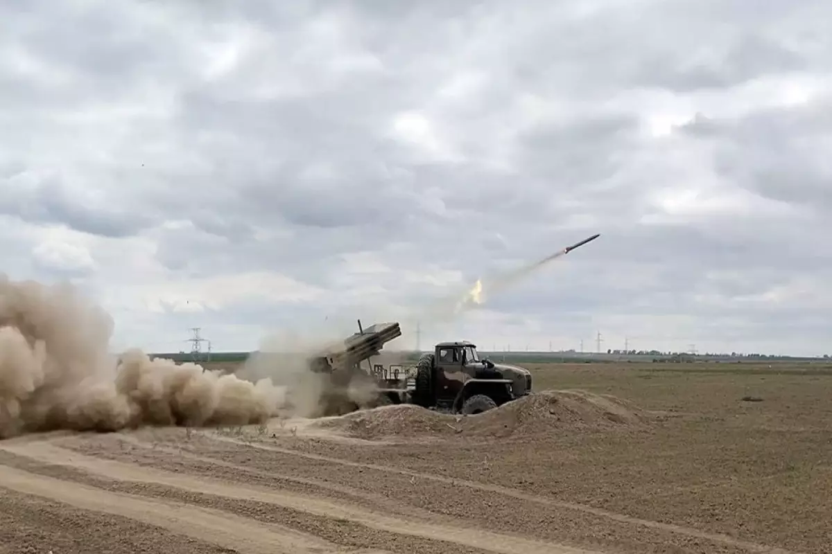 Raket və Artilleriya Qoşunlarının təlimləri davam edir