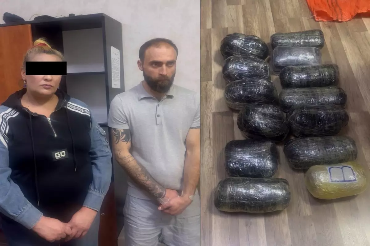 Qaradağda avtomobildən 14 kq narkotik tapılıb