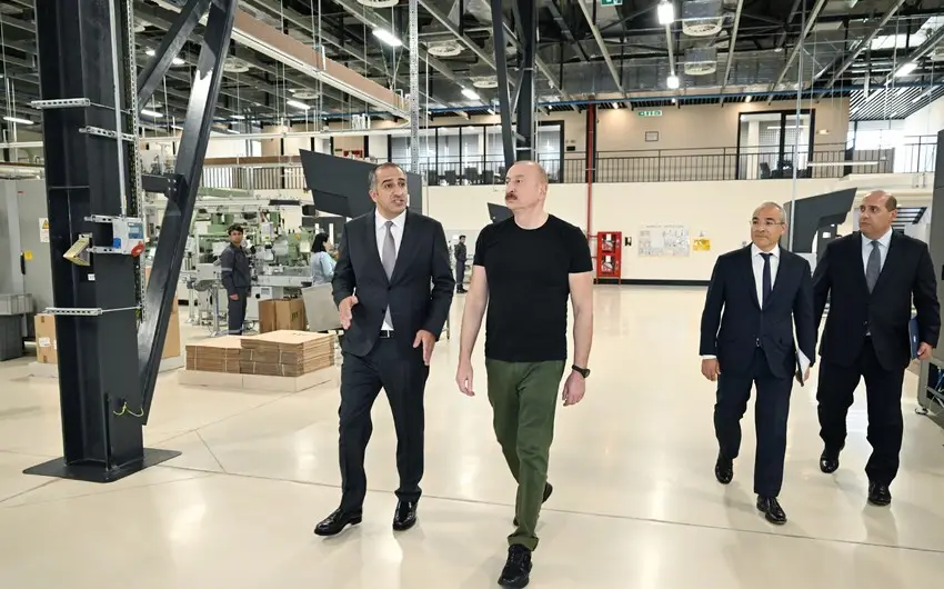 Prezident açılışda iştirak edib - FOTOLAR