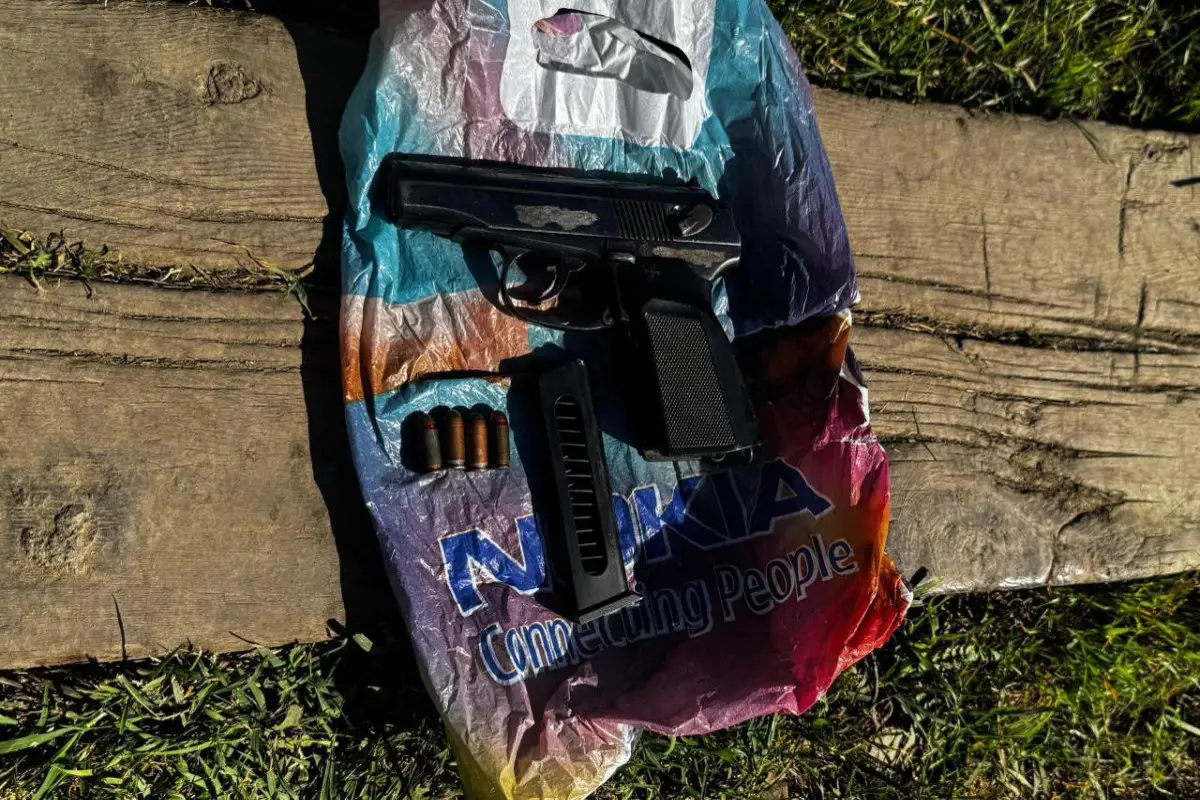 Həbs olunmuş şəxsin Masallıda gizlətdiyi silah tapılıb - FOTO