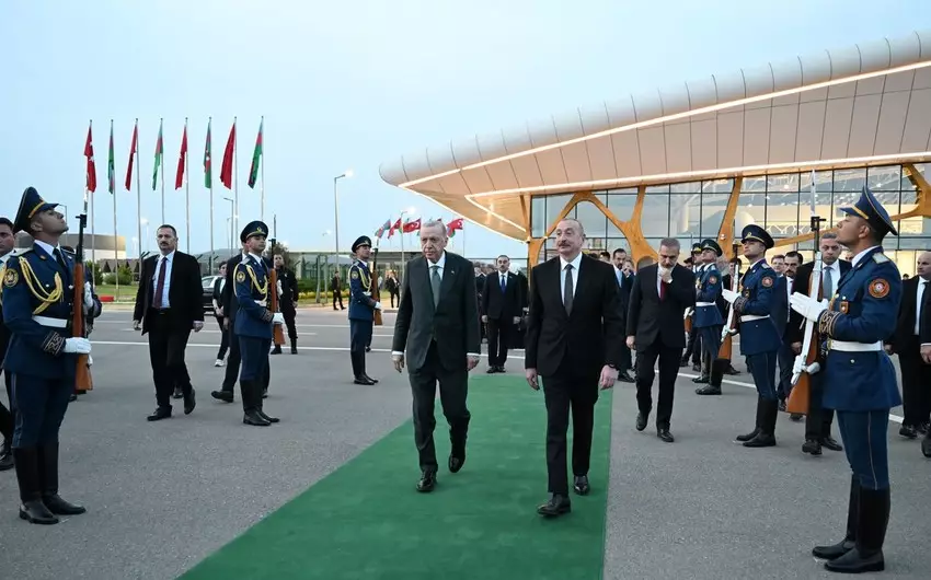 Ərdoğanın Azərbaycana səfəri başa çatdı
