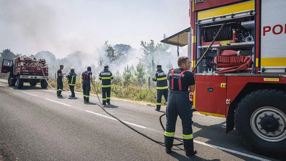 Fransada meşə yanğınlarında 10-dan çox insan xəsarət alıb