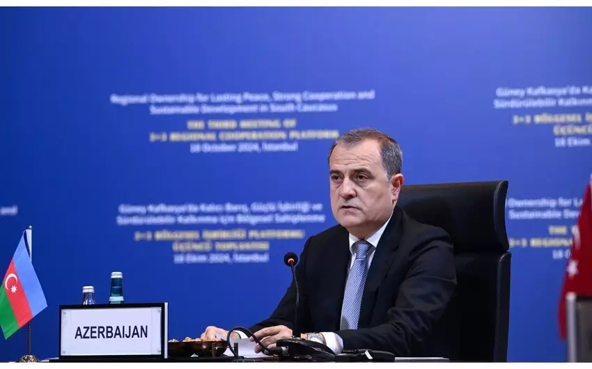 Ceyhun Bayramov “3+3” platformasının nazirlər toplantısında çıxış edib - YENİLƏNİB