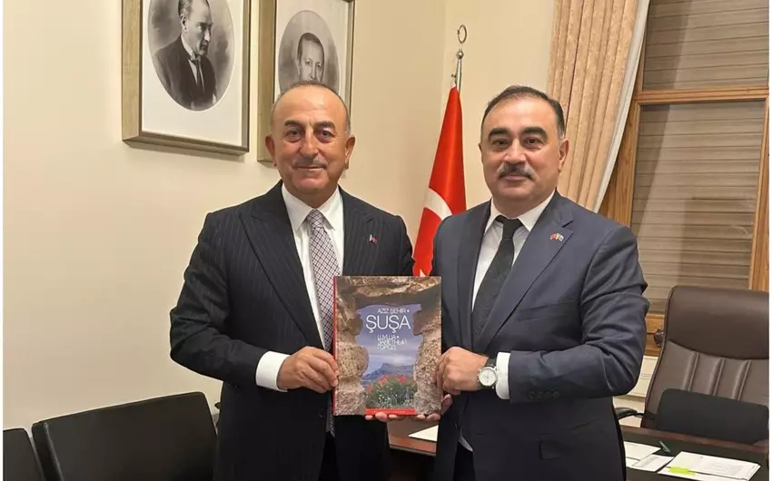 Azərbaycan səfiri Mövlud Çavuşoğlu ilə görüşüb