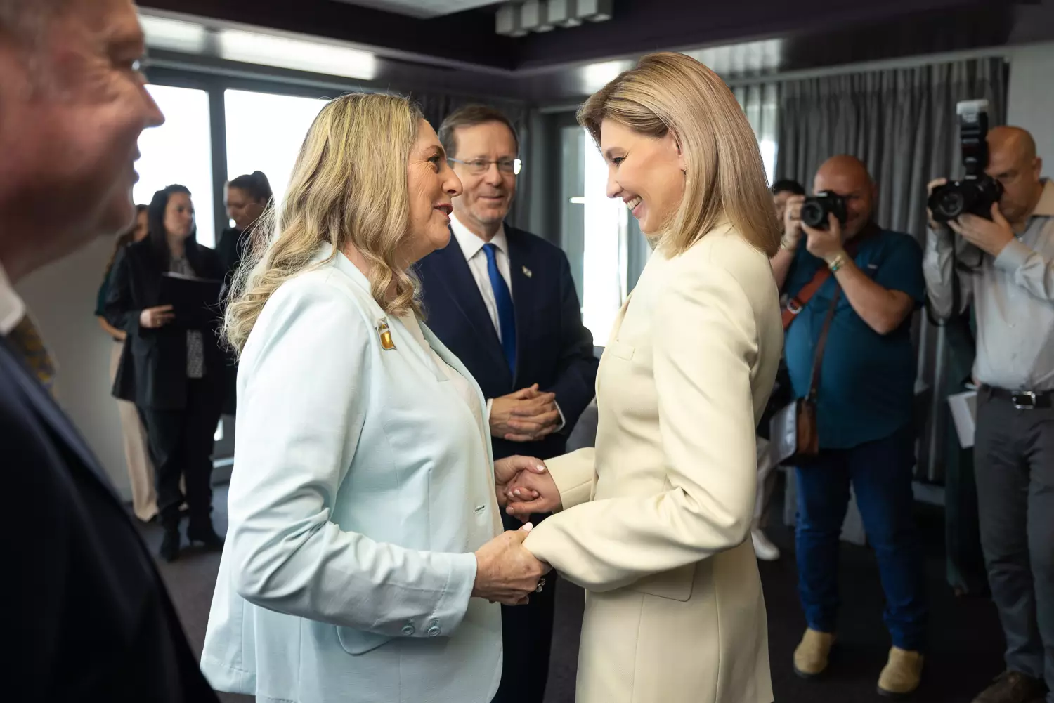 Zelenskinin xanımı İsrailə gedib