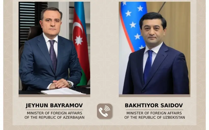 Ceyhun Bayramov özbəkistanlı həmkarı ilə regional vəziyyəti müzakirə edib