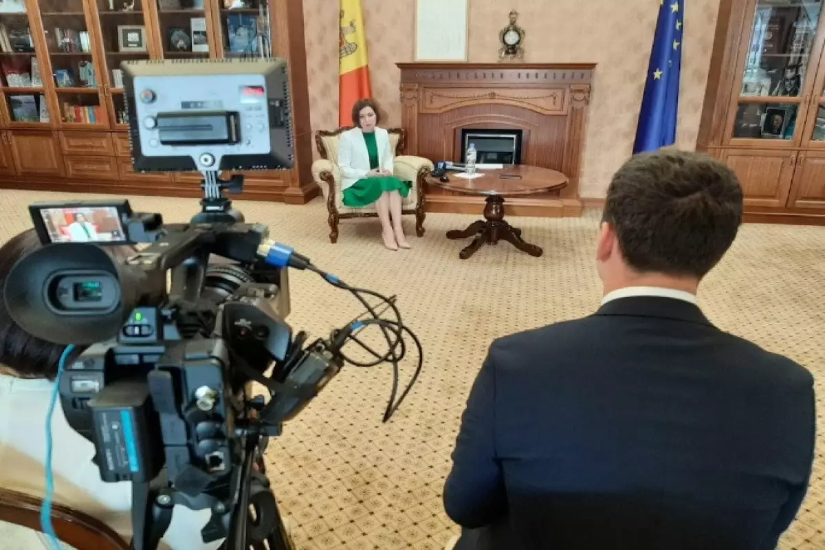 Maya Sandu: Əgər Putin Moldova ərazisinə gəlsə, dərhal həbs olunacaq