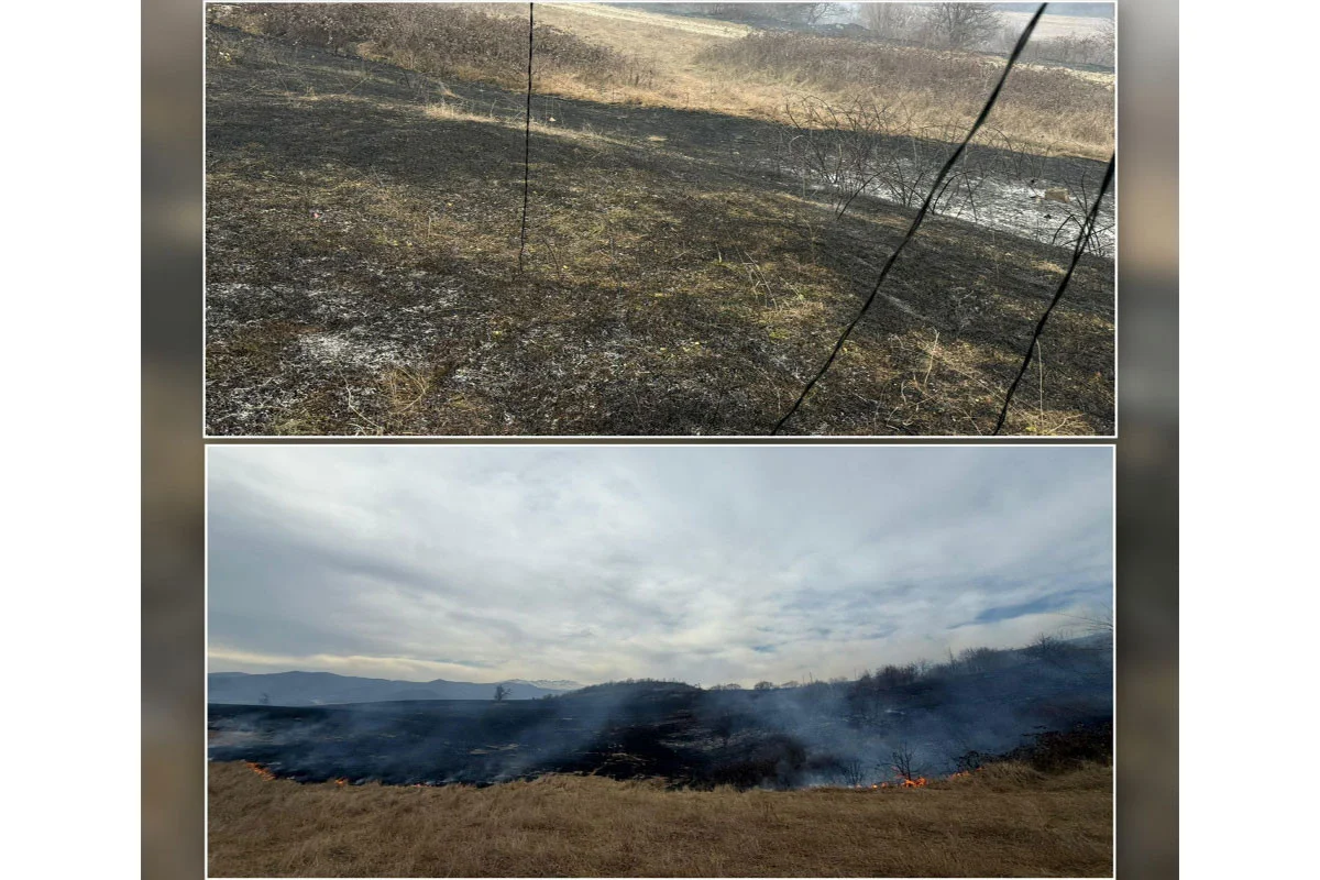 В Ходжалы задержан виновник пожара