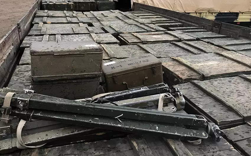 Qarabağ bölgəsində müsadirə edilmiş döyüş texnikası, silah və sursat - SİYAHI