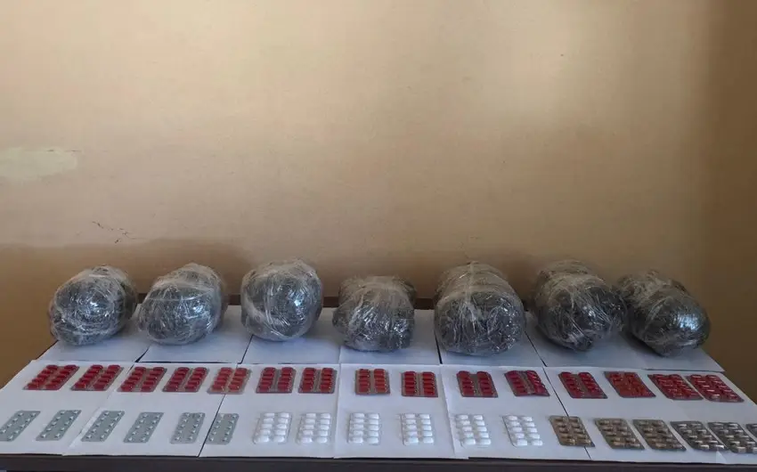 İrandan Azərbaycana 6 kiloqram narkotikin keçirilməsinin qarşısı alınıb