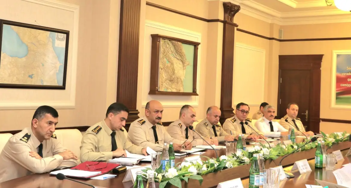 Hərbi Prokurorluqda geniş kollegiya iclası keçirilib