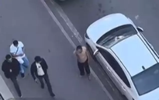 Küçədə qeyri-adekvat hərəkət edən yarıçılapaq şəxs saxlanıldı