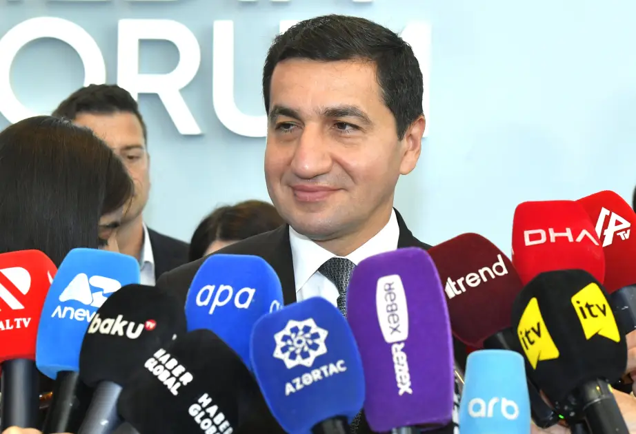 Hikmət Hacıyev: Azərbaycan mediası bu gün peşəkarlar sırasındadır