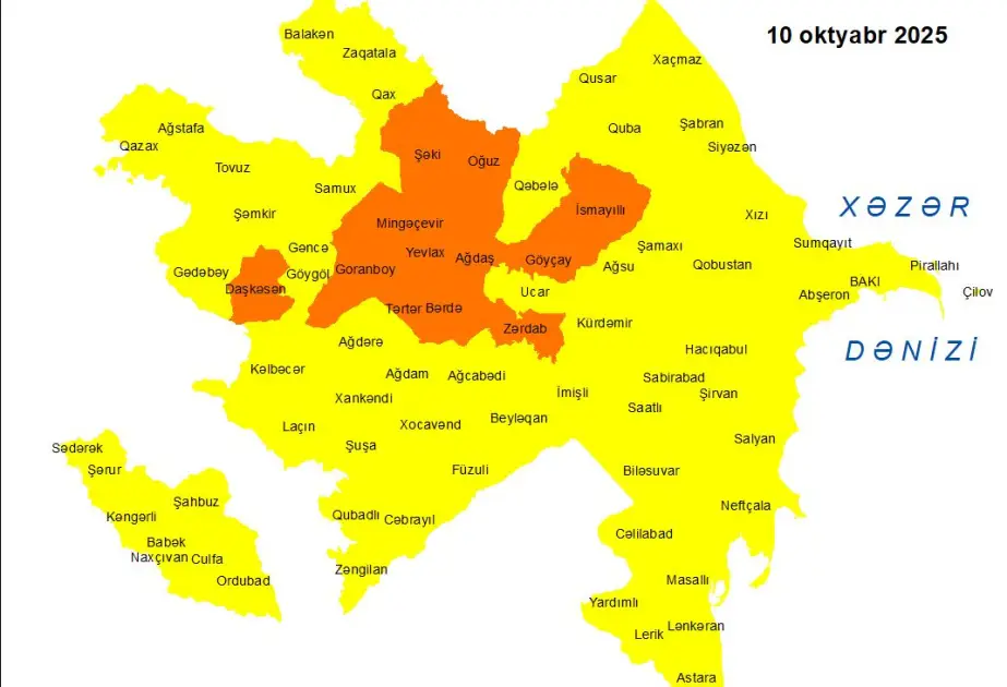 Küləkli hava ilə bağlı XƏBƏRDARLIQ