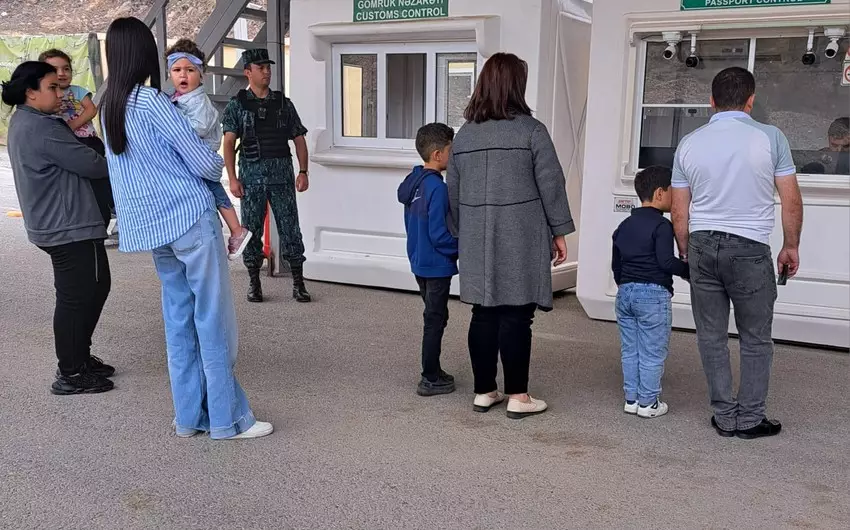 Sərhəd-buraxılış məntəqəsindən erməniəsilli şəxslərin sərbəst keçidi təmin edilib