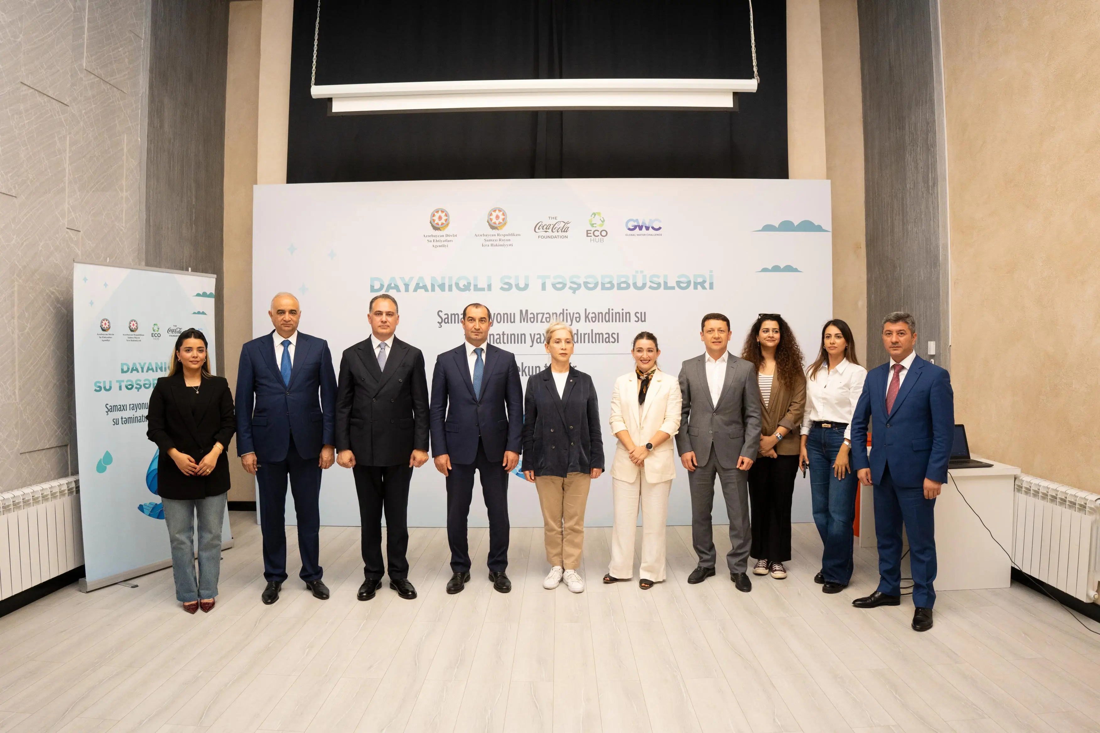 “EcoHub”-ın təşəbbüsü ilə Mərzəndiyə kəndində su layihəsi icra olunub - FOTOLAR