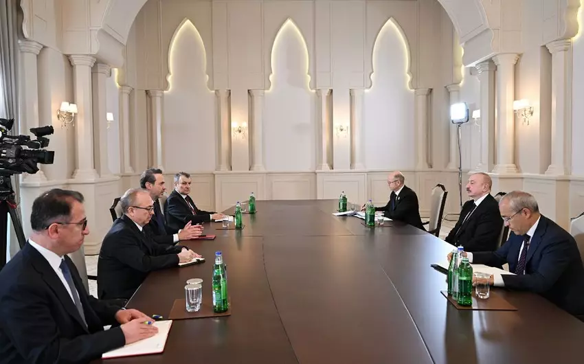 Prezident Alparslan Bayraktarı qəbul edib - YENİLƏNİB