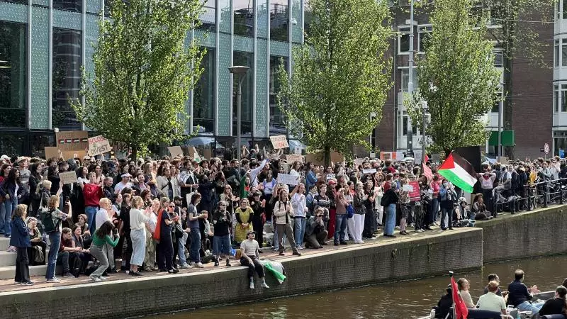 Hollandiyada universitetlərdə fələstinlilərin etirazları davam edir