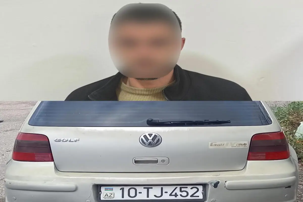 Narkotikin təsiri altında avtoxuliqanlıq edən qazi saxlanılıb