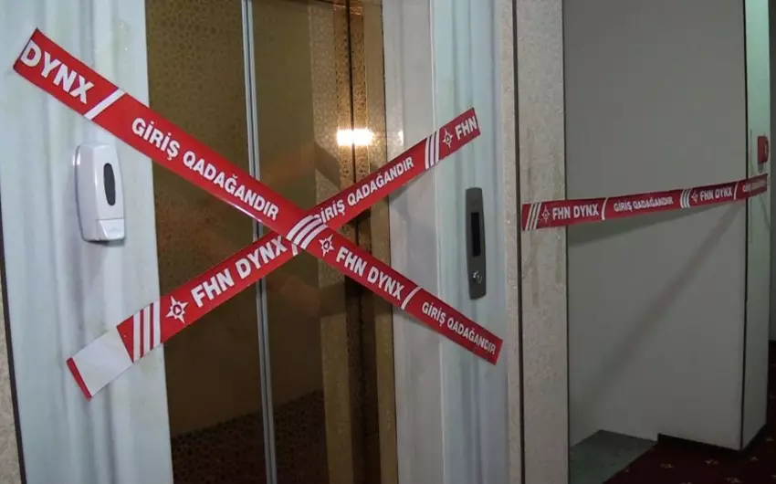 Bu hotelin fəaliyyəti dayandı