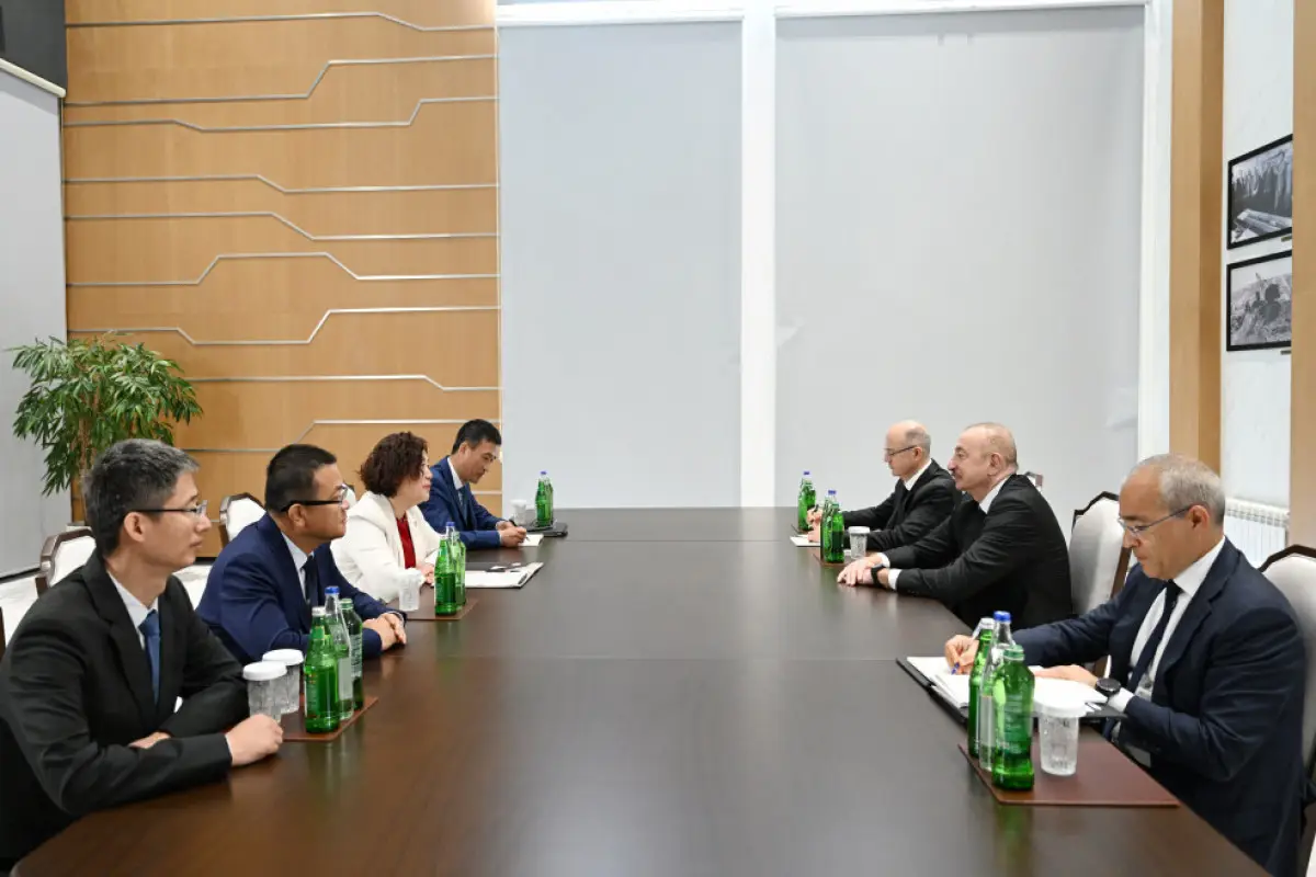 Prezident bu şirkətin sədrini qəbul etdi