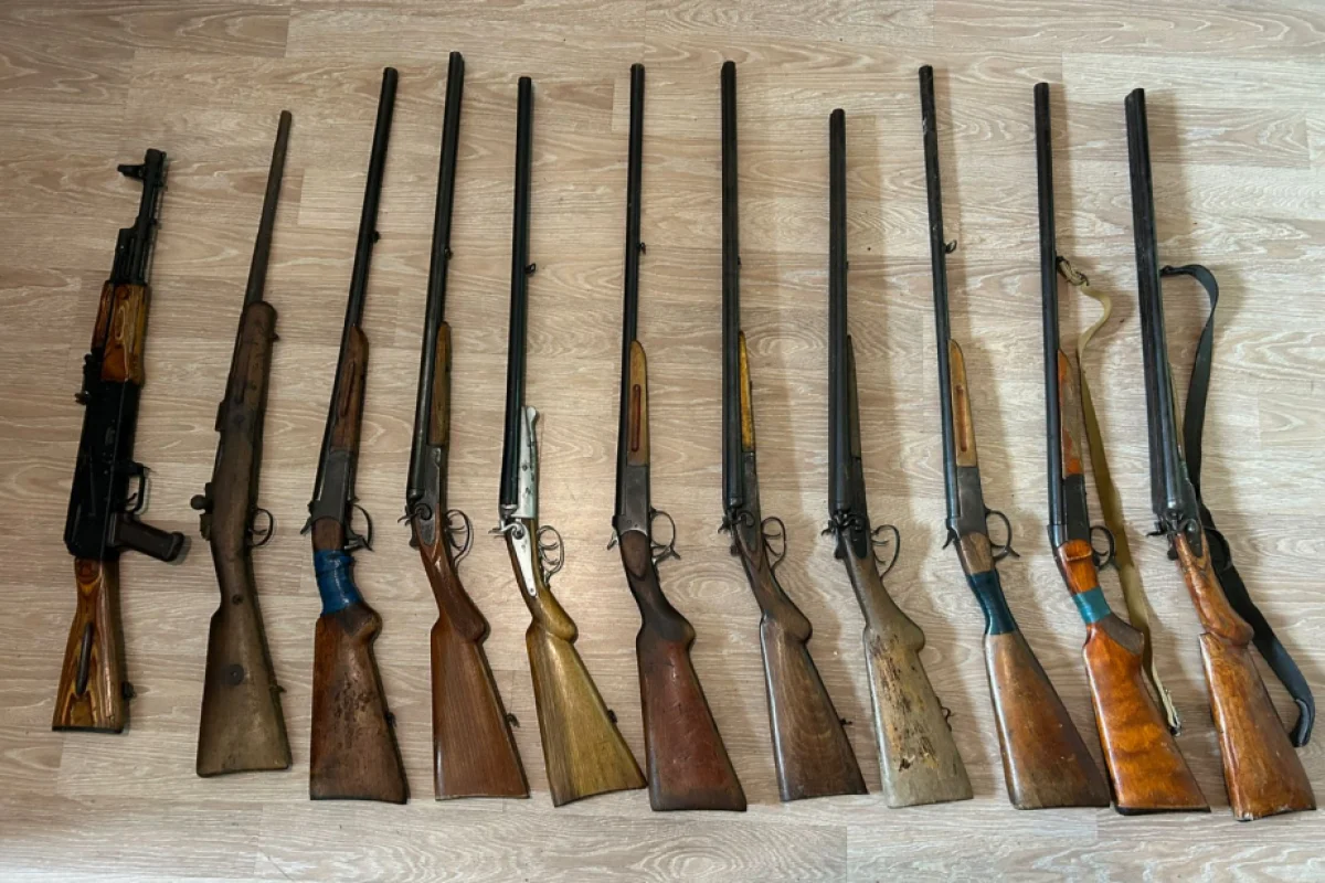 В Азербайджане изъято большое количество незаконного оружия