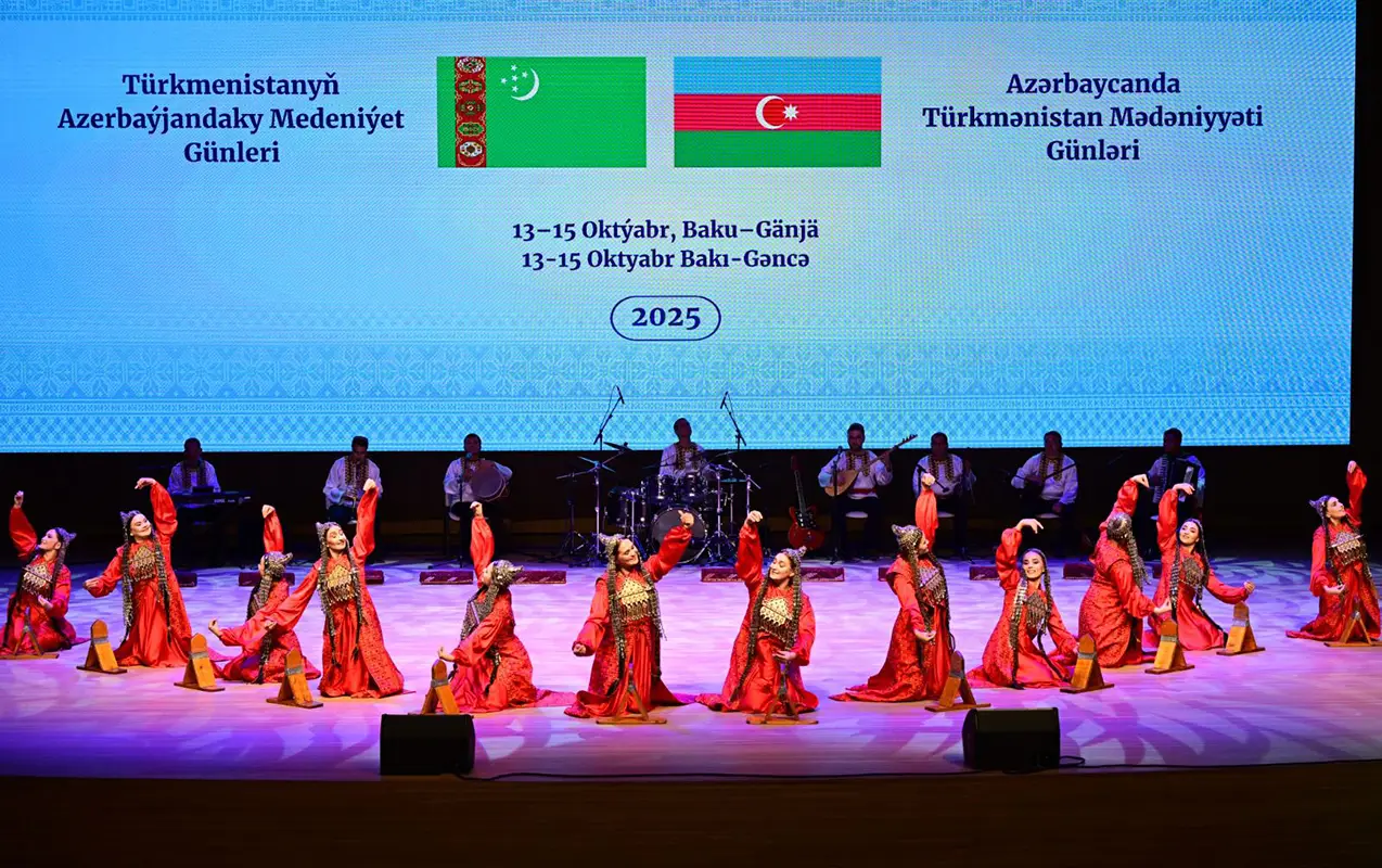 Bakıda Türkmənistan Mədəniyyəti Günlərinə həsr olunmuş konsert - FOTOLAR