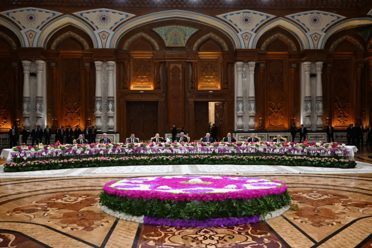 Prezident MDB liderlərinin şərəfinə təşkil olunan rəsmi qəbulda iştirak edib