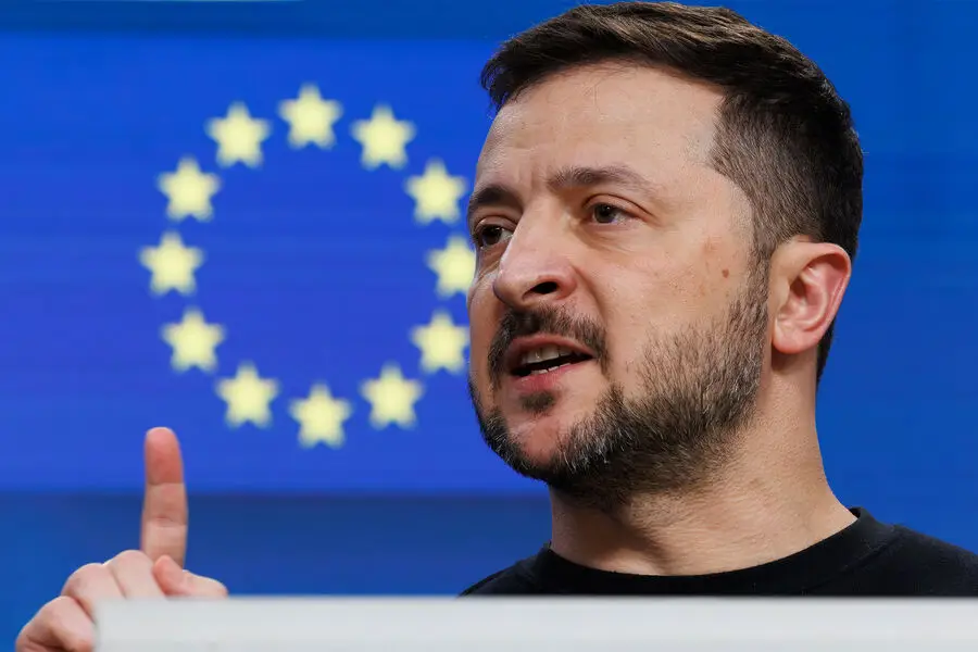 Zelenski Brüsseldədir