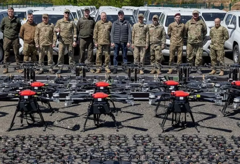 Ukrayna ordu üçün 125 mindən çox dron alıb