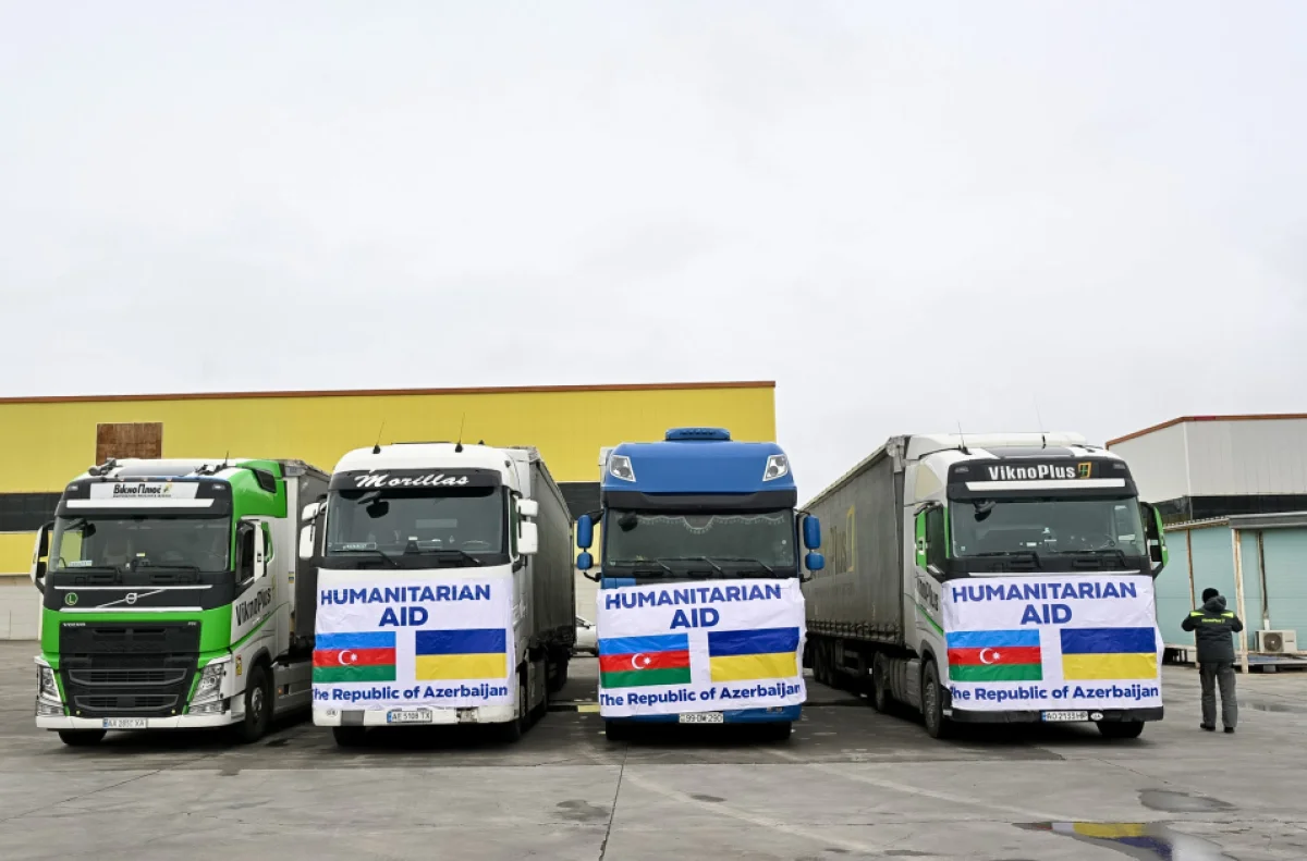 Azərbaycan Ukraynaya növbəti humanitar yardım göndərib: elektrik avadanlıqları yola salındı