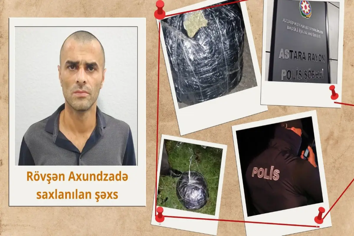 İrandan Astaraya PUA ilə göndərilən narkotik aşkarlanıb - VİDEO