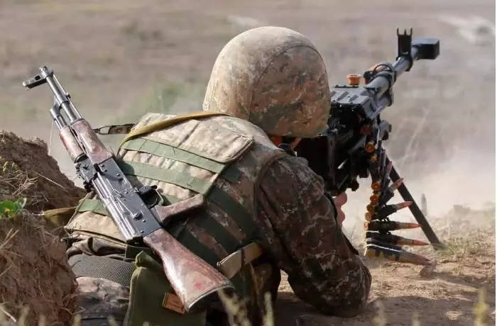 Ermənilər Laçındakı mövqelərimizi atəşə tutub