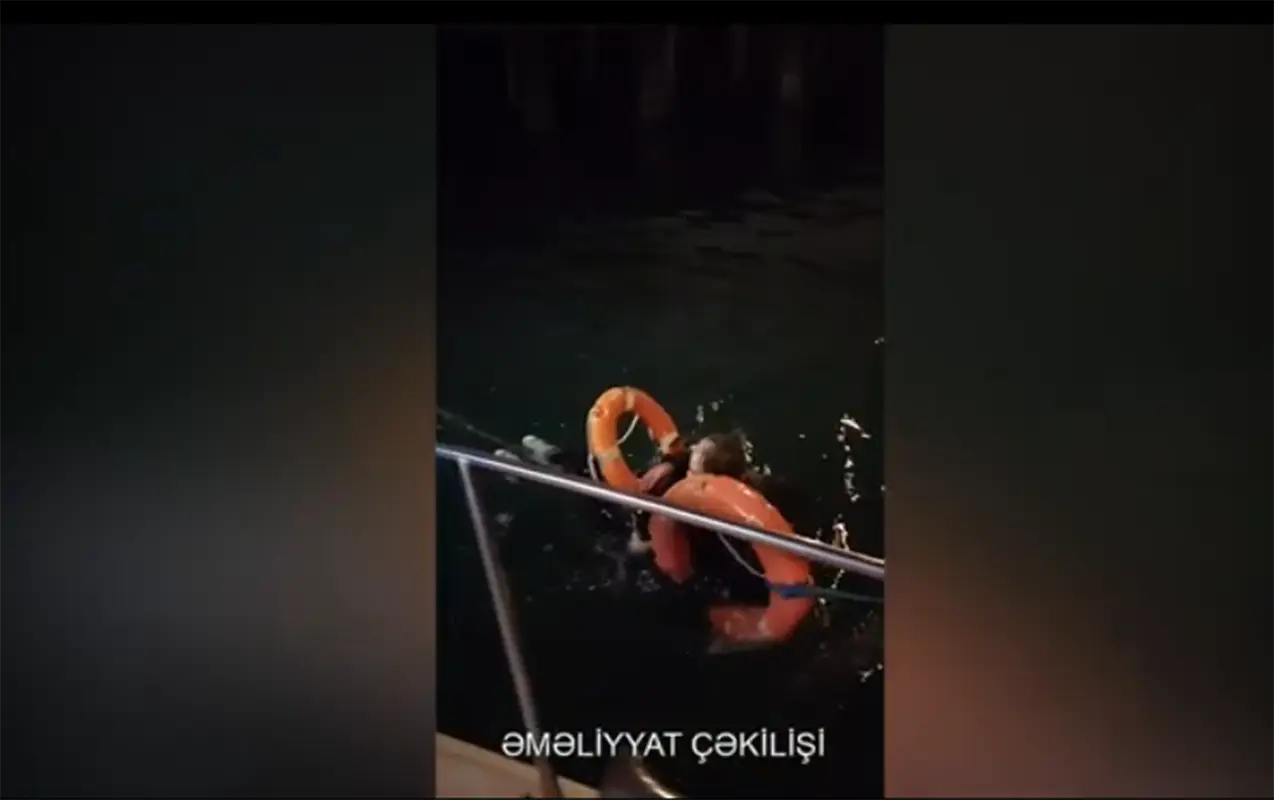 Dənizdə batma təhlükəsi ilə üzləşən şəxs xilas edilib