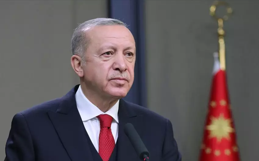 Prezident Rəcəb Tayyib Ərdoğan şəhidlərin xatirəsini ehtiramla yad edib