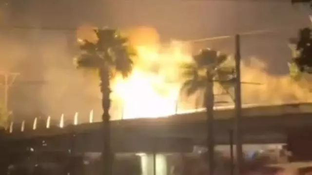 Antalyada tramvay xəttinə ildırım düşüb