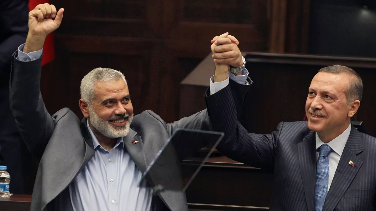 Ərdoğan Haniyənin ailəsi ilə danışıb