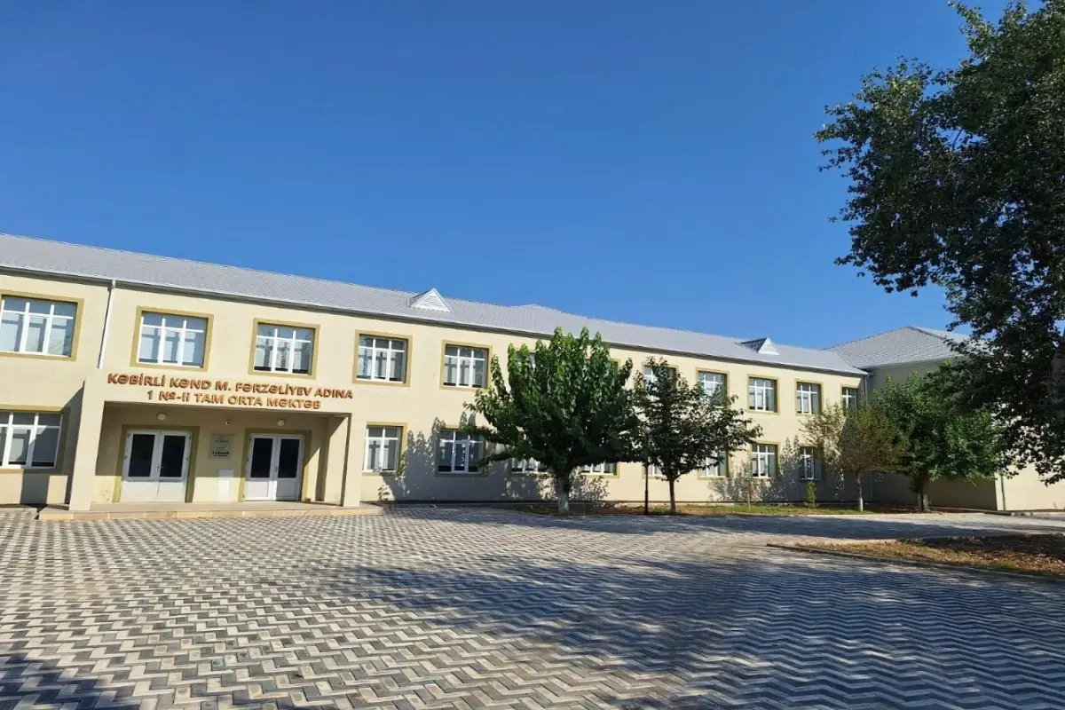 Kəbirli kənd 1 nömrəli tam orta məktəbin əsaslı təmiri yekunlaşıb