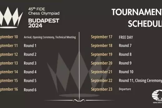 Şahmat Olimpiadasının proqramı bəlli oldu