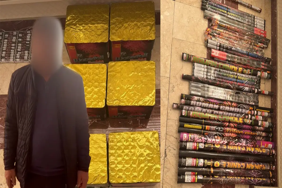 Qaradağda pirotexniki vasitələr satan şəxs saxlanılıb