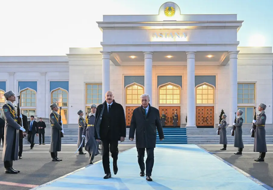 İlham Əliyevin Qazaxıstana dövlət səfəri başa çatıb