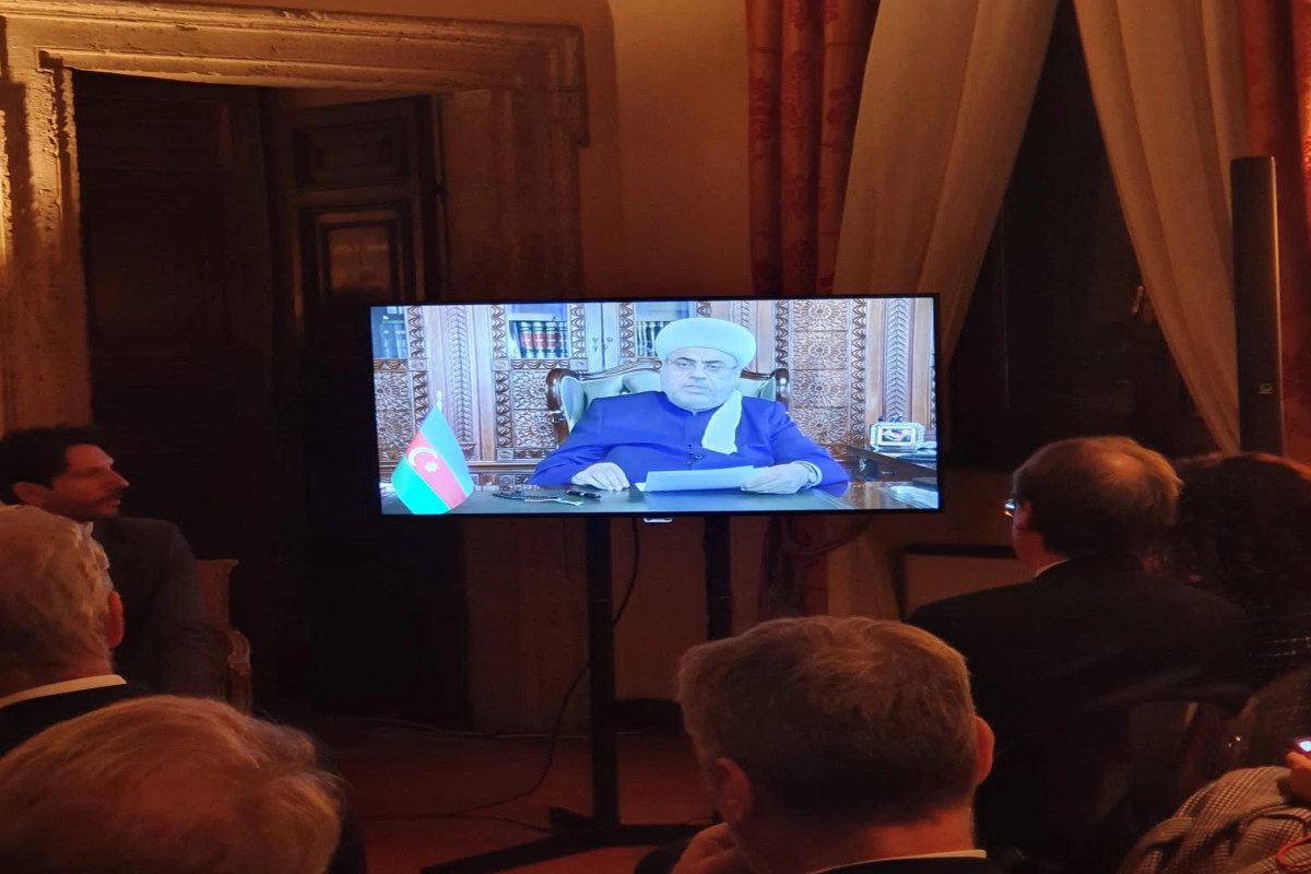 QMİ sədri Vatikanda keçirilən beynəlxalq təbirdə virtual formatda iştirak edib