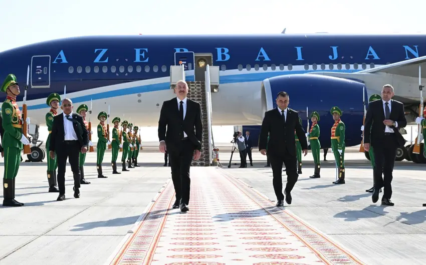 Azərbaycan Prezidenti Türkmənistanda işgüzar səfərdədir