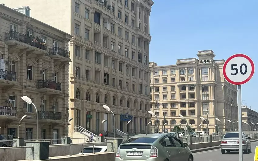 Bakıda 2 küçədə sürət həddi endirilib