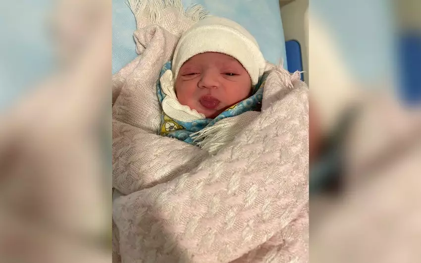 Şuşada 32 il sonra ilk körpə dünyaya gəlib - FOTO